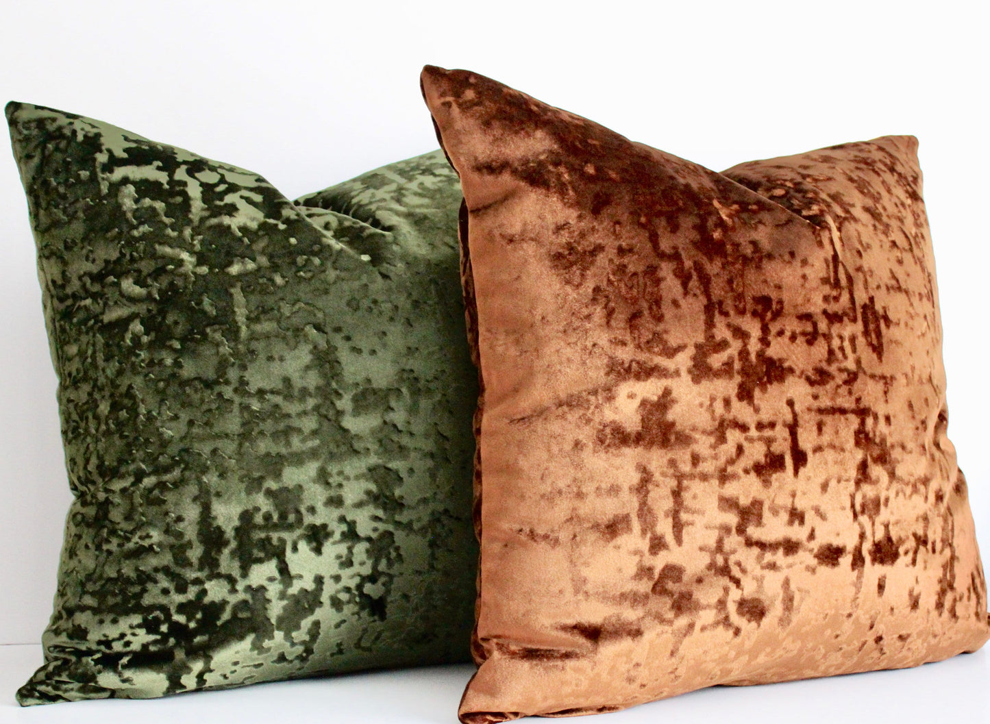 Velvet Pillow Covers, Velvet Throw Pillows, 18", 20", 22", 24"