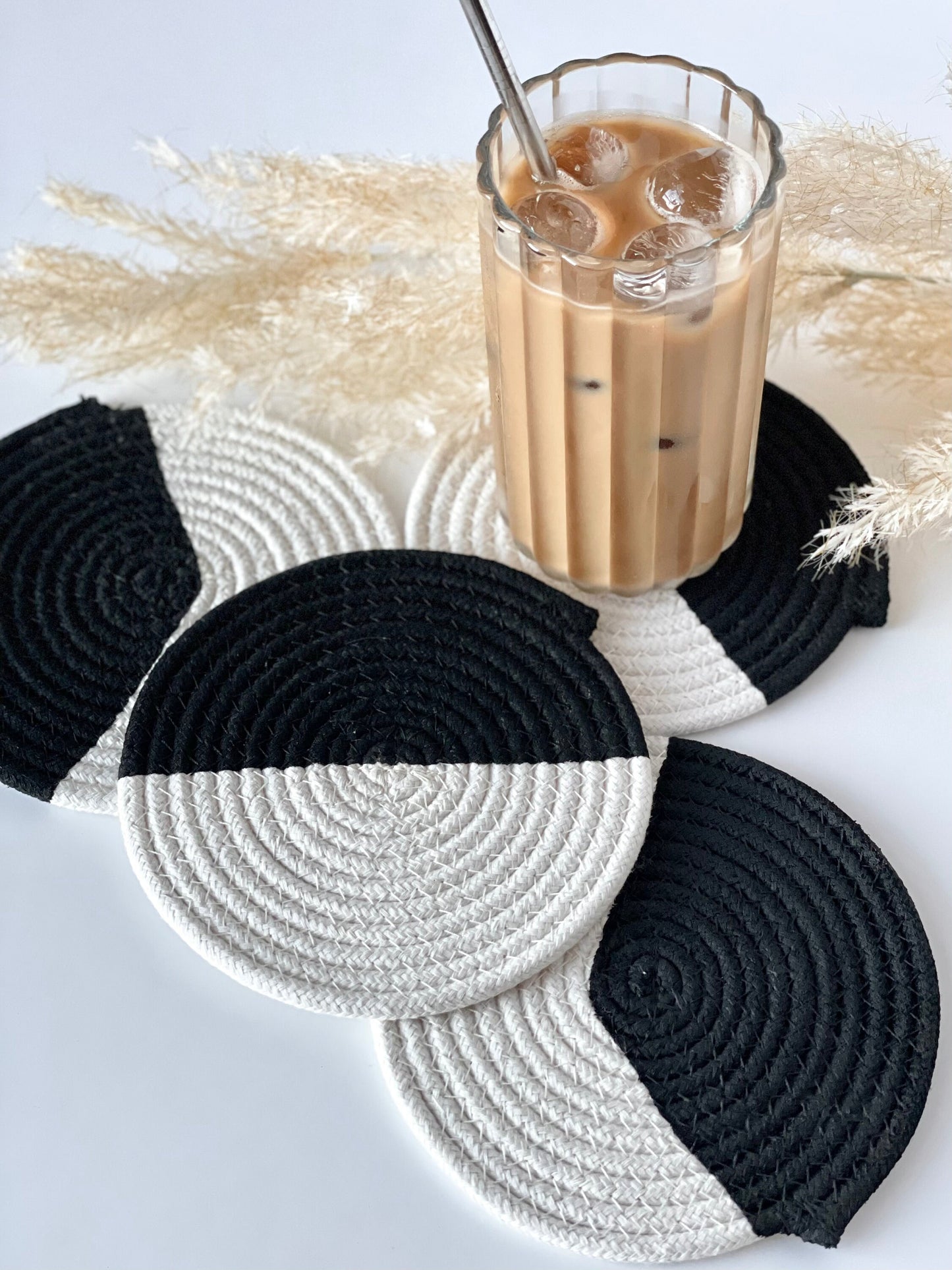Cotton Rope Coasters, Set of Four